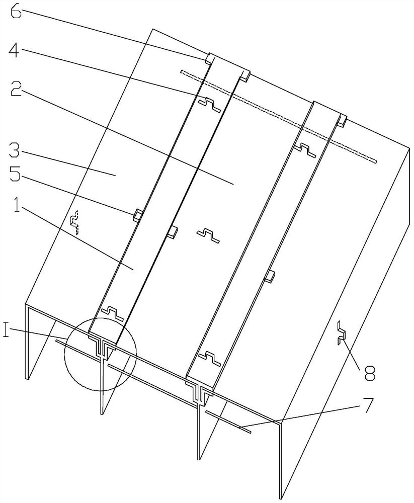 Small horizontal combined hard shielding device