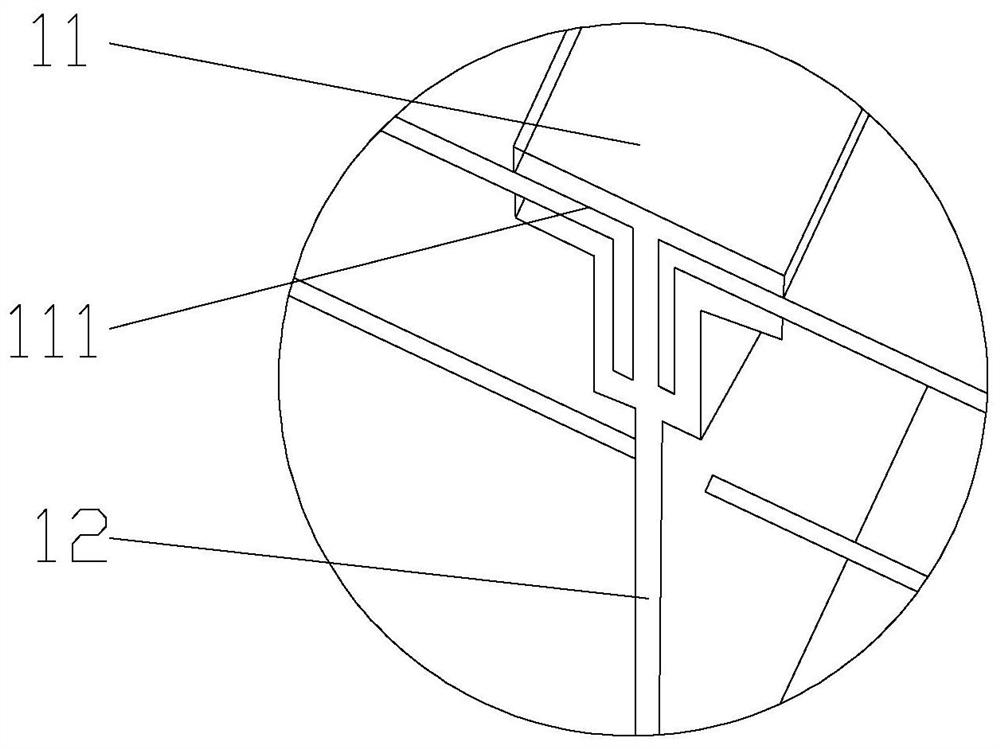 Small horizontal combined hard shielding device