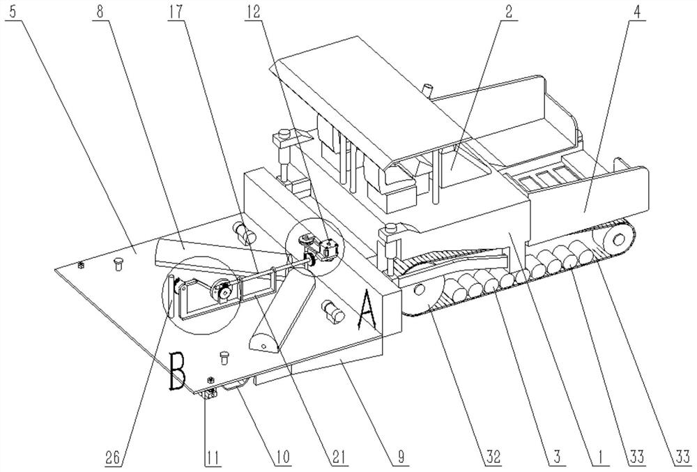 Asphalt laying equipment for municipal engineering building