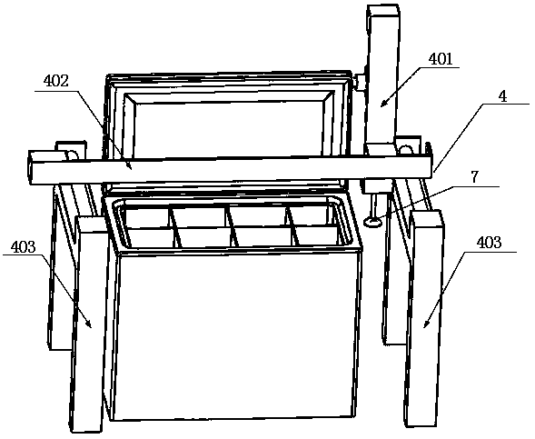 Self-service retail device with pulley mechanism