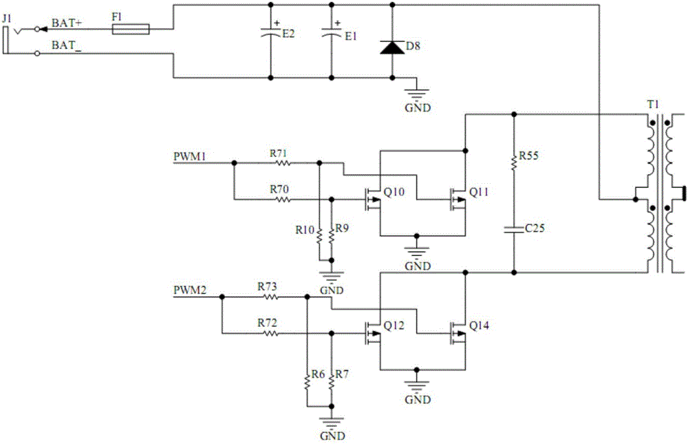 Push-pull soft switching control circuit