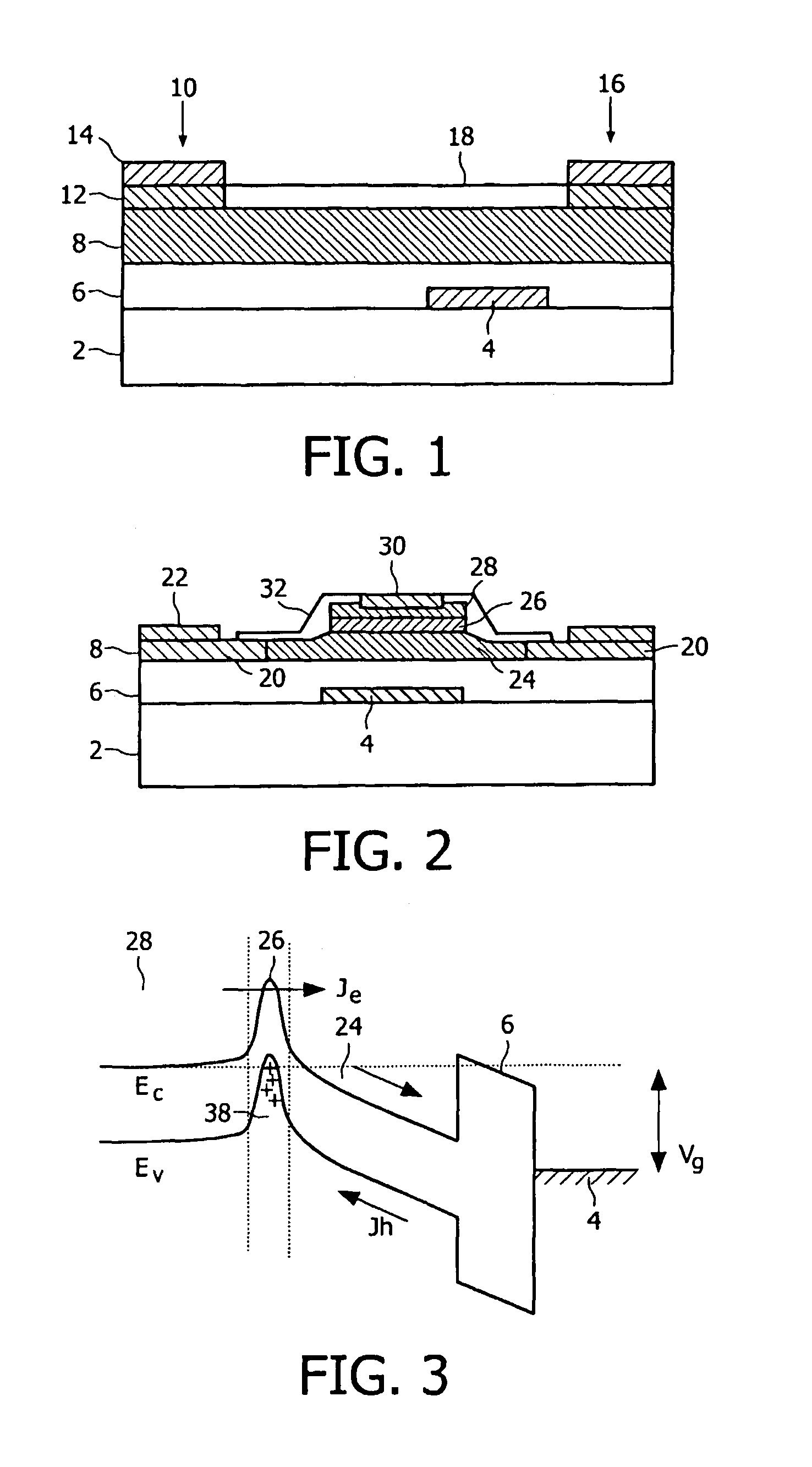 Phototransistor with source layer between barrier layer and photosensitive semiconductor layer and a gate layer for controlling the barrier height of the barrier layer