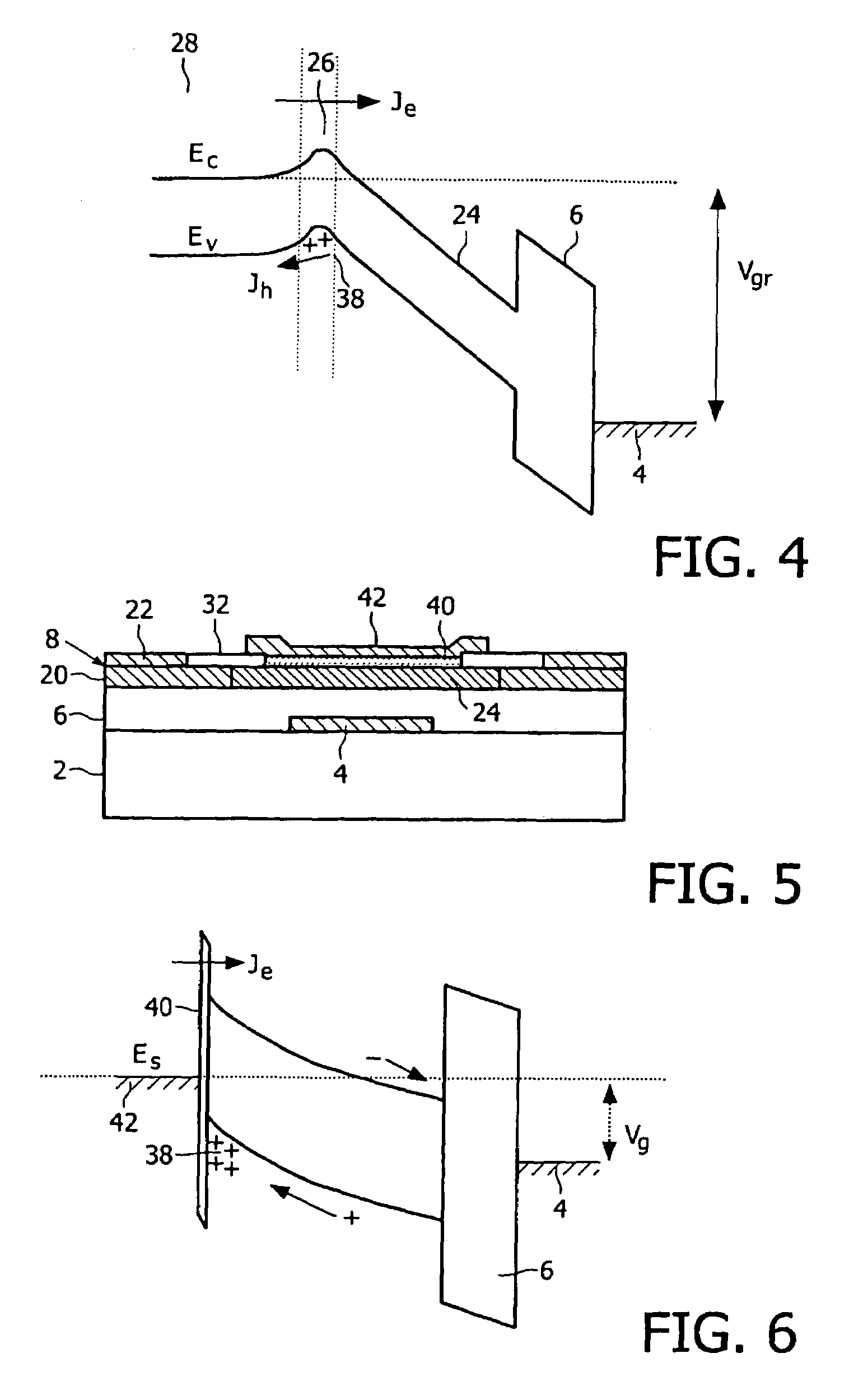 Phototransistor with source layer between barrier layer and photosensitive semiconductor layer and a gate layer for controlling the barrier height of the barrier layer