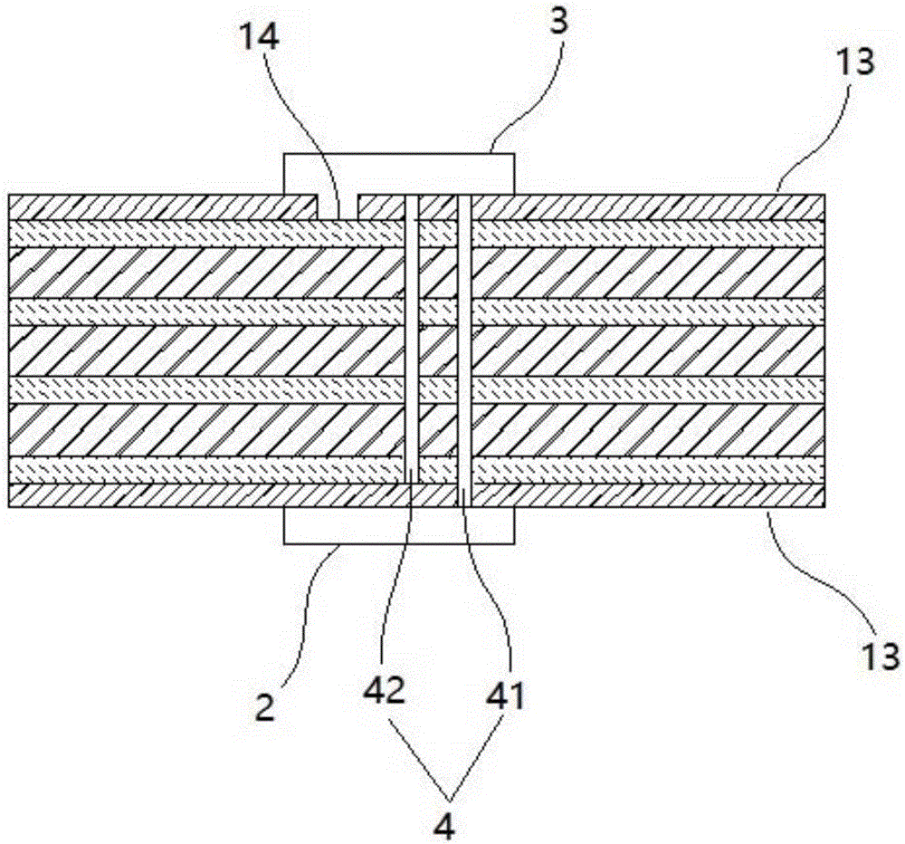 PCB (Printed Circuit Board) chip structure