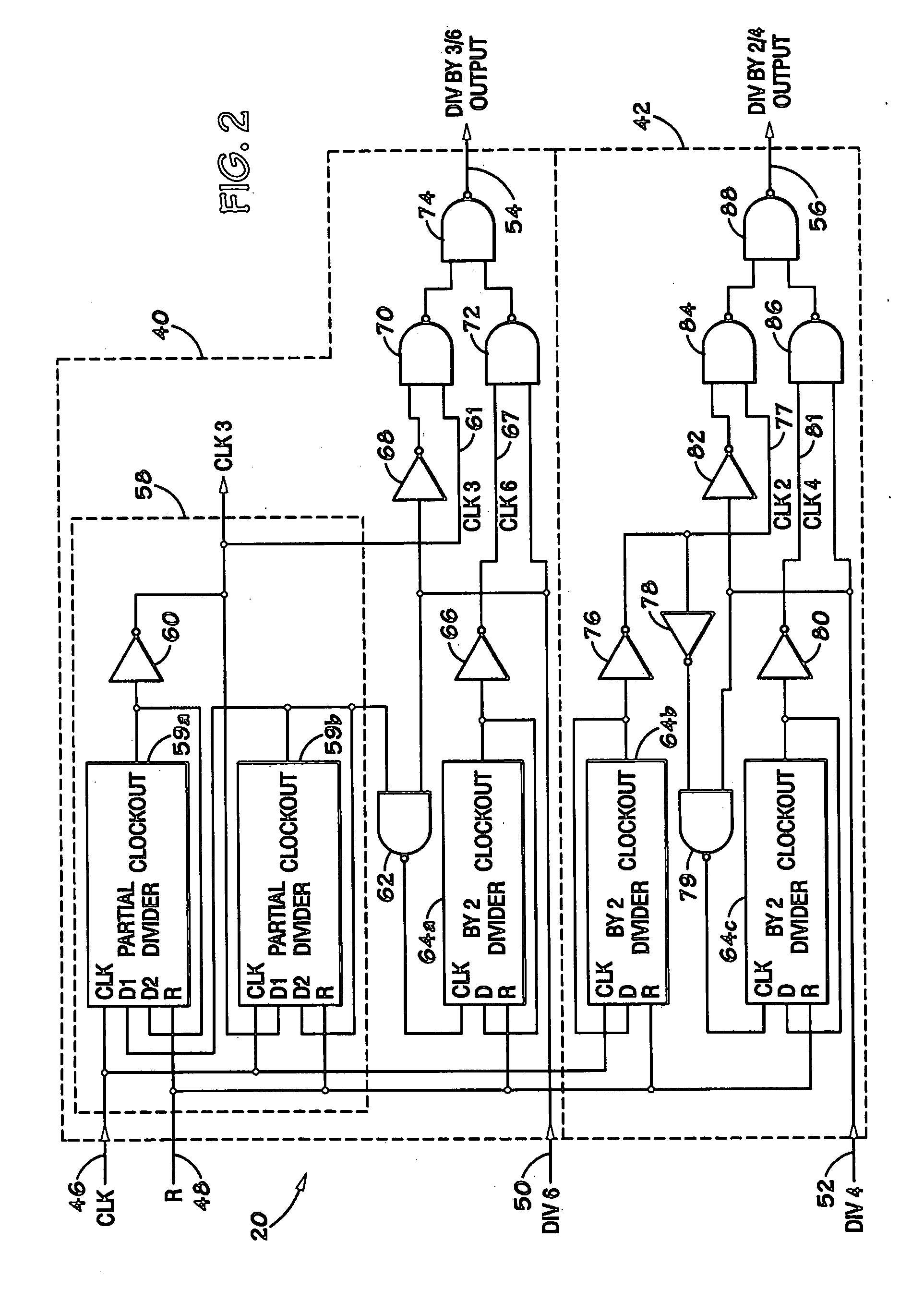 Methods and apparatus for dividing a clock signal