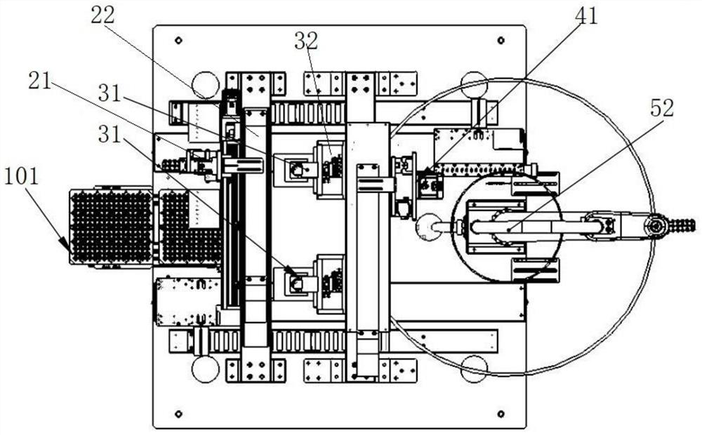 Mobile testing mechanism for colorimeter