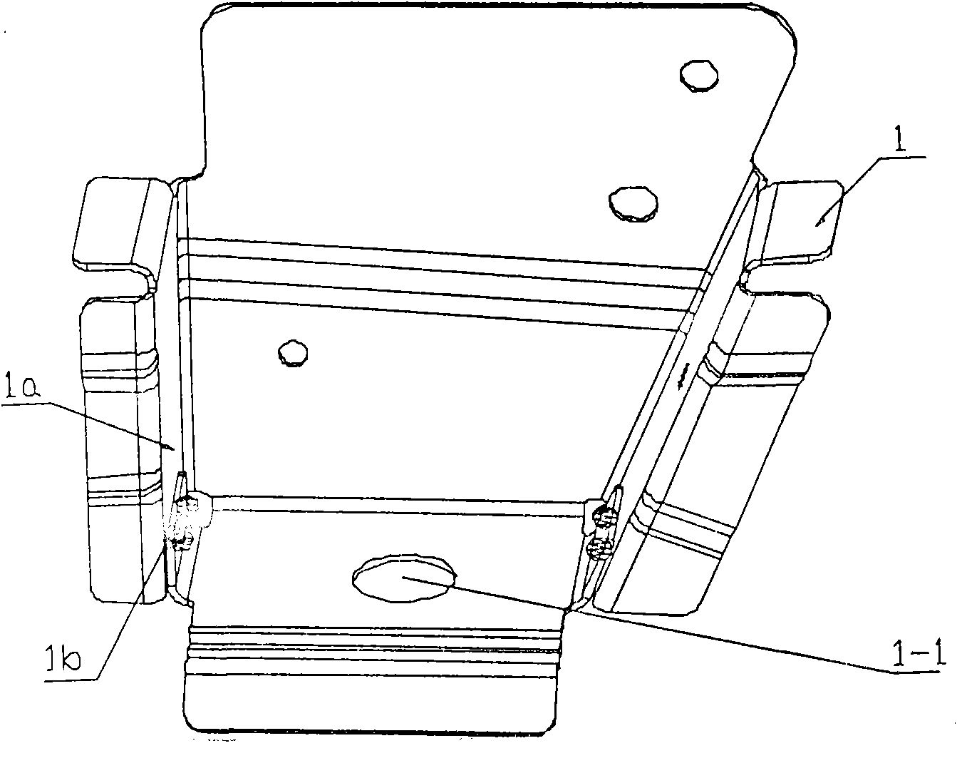 Engine bracket front mounting structure