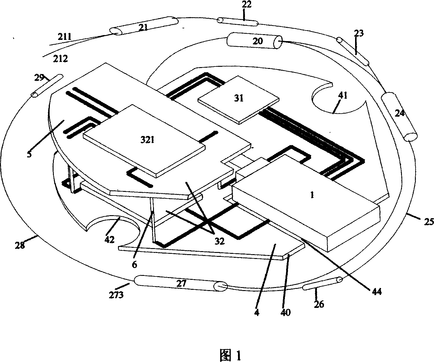 Double-layer structural wideband light source