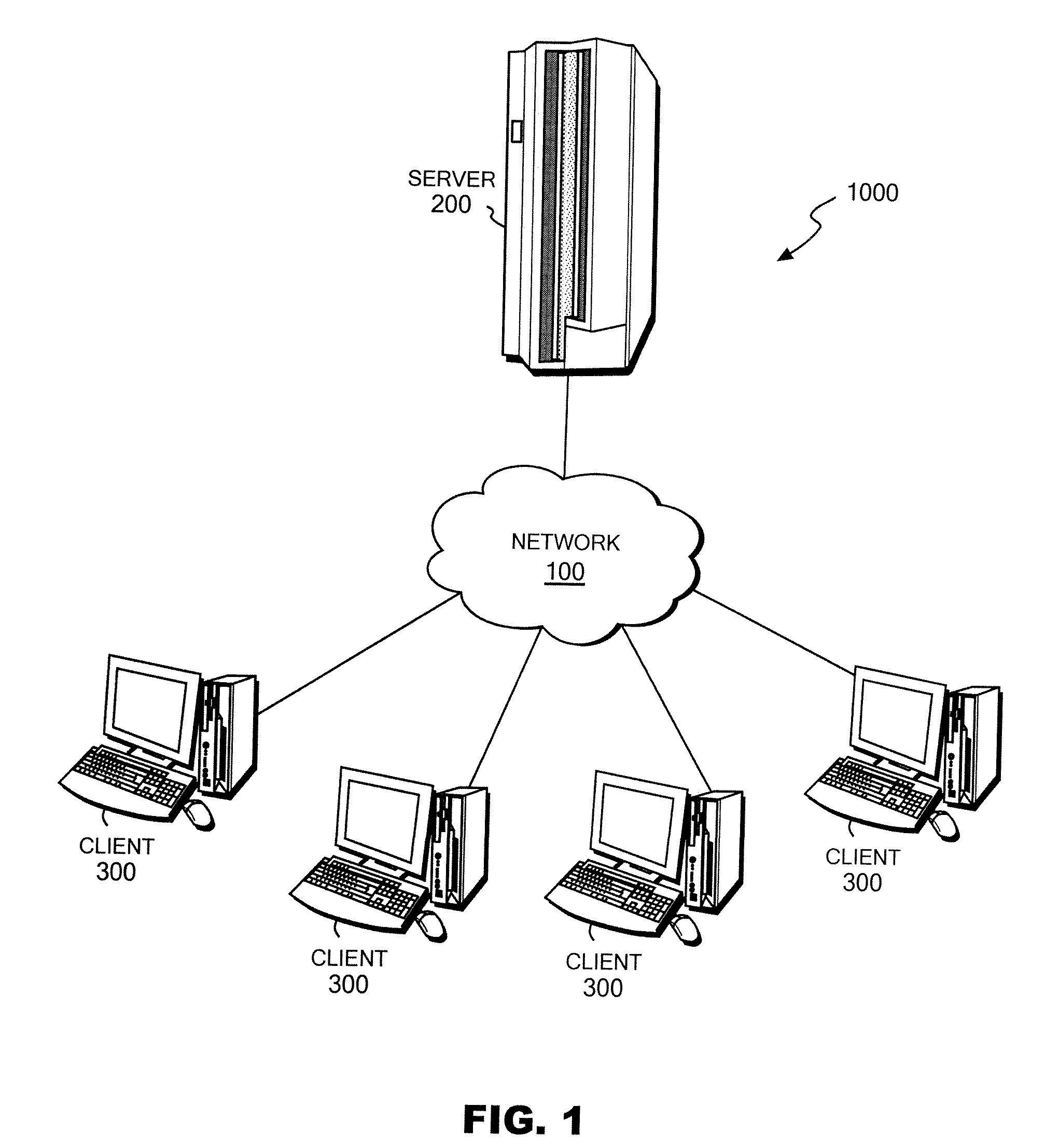 Method, device and program for automatically generating reference mark in virtual shared space