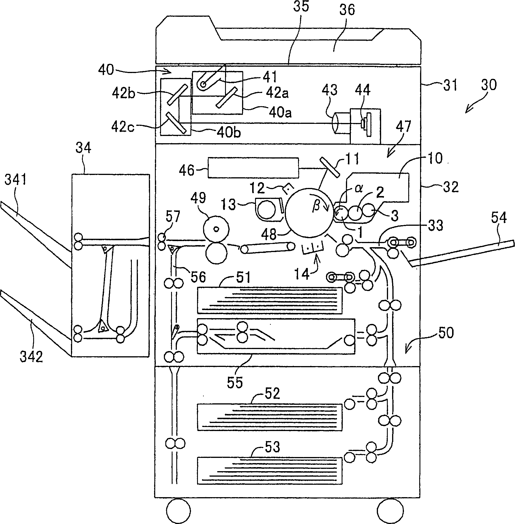 Developing device and image forming apparatus provided with same