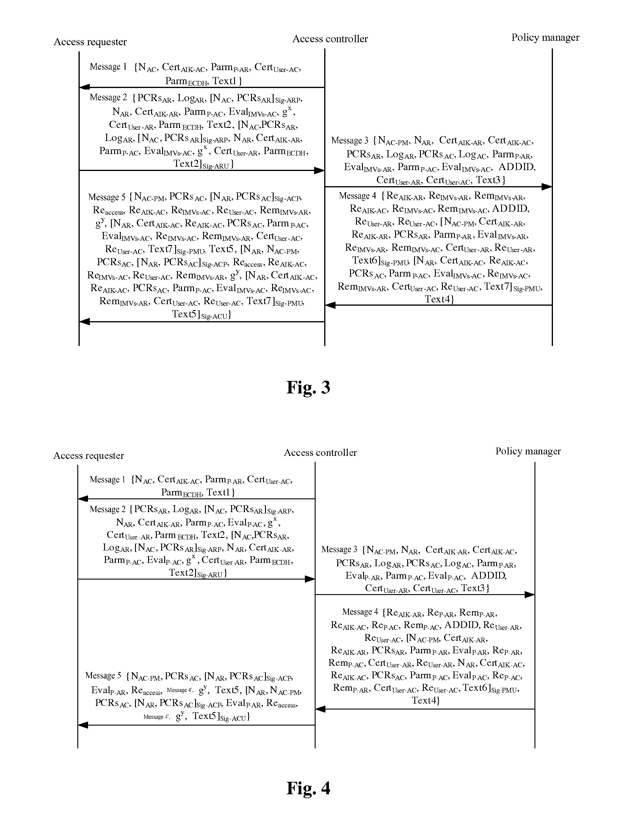 Trusted network connect handshake method based on tri-element peer authentication