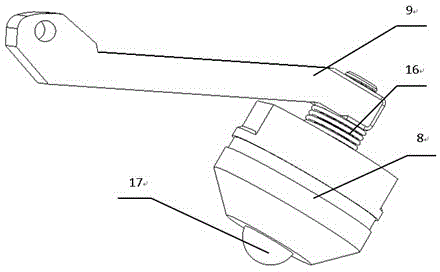 End actuator with enveloping and sphere-like melon and fruit rotating functions