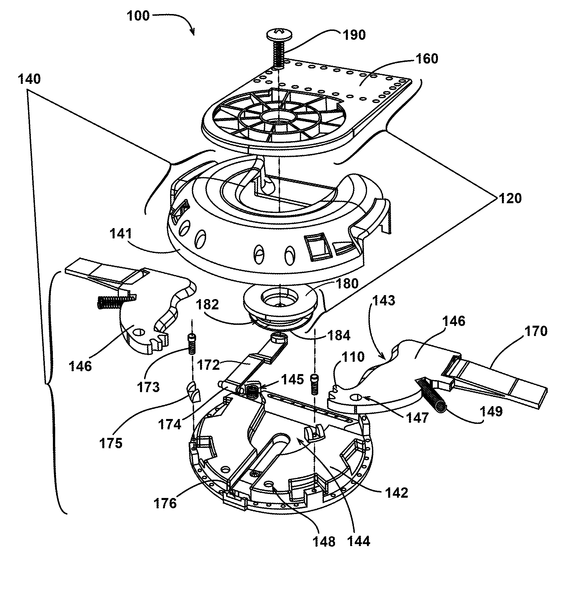 Load carriage connector and system
