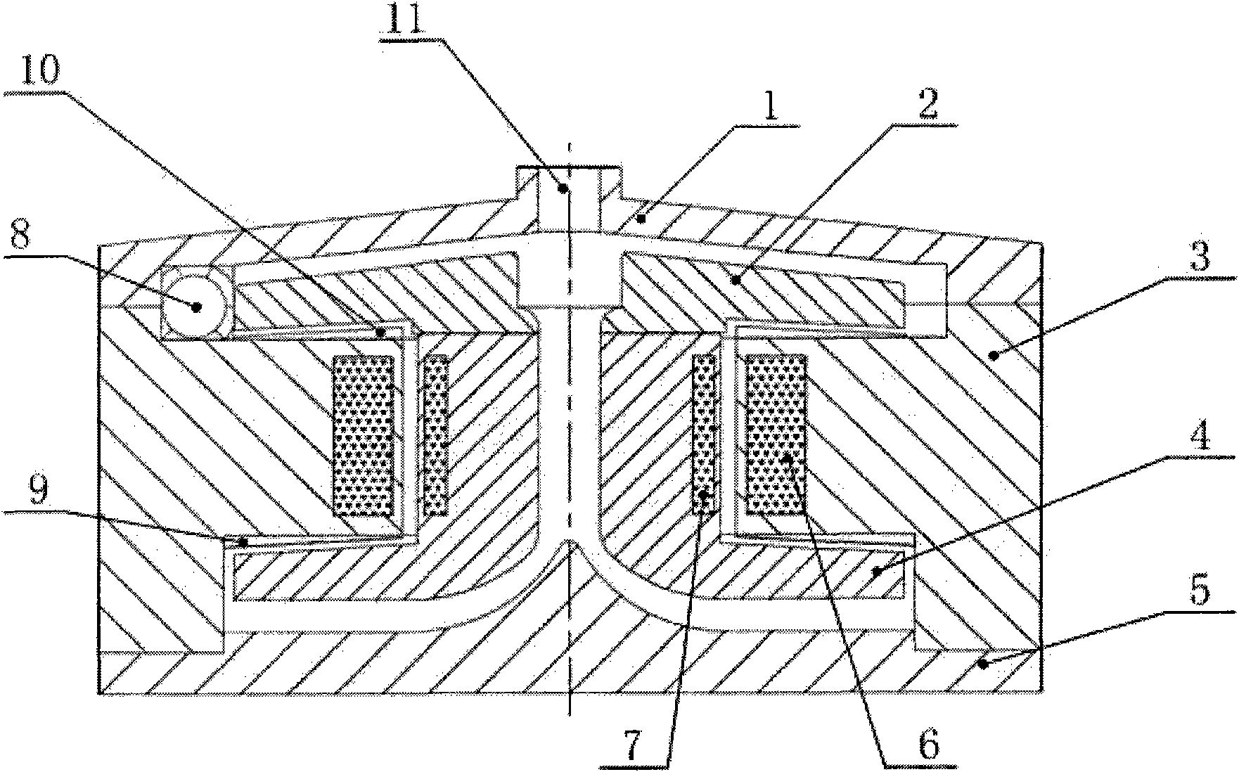 Blood passive control suspension bearing applied to implantable centrifugal blood pump