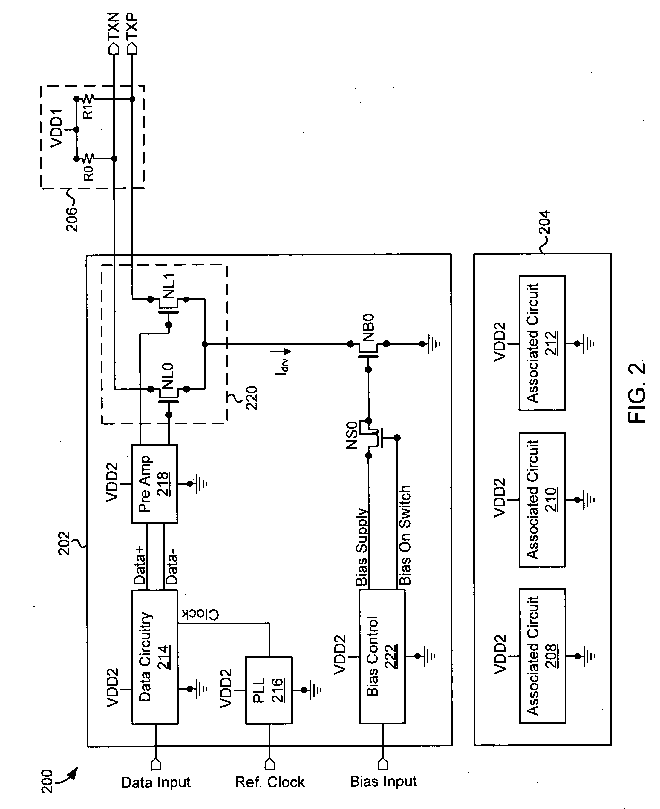 Systems and methods for powering circuits for a communications interface