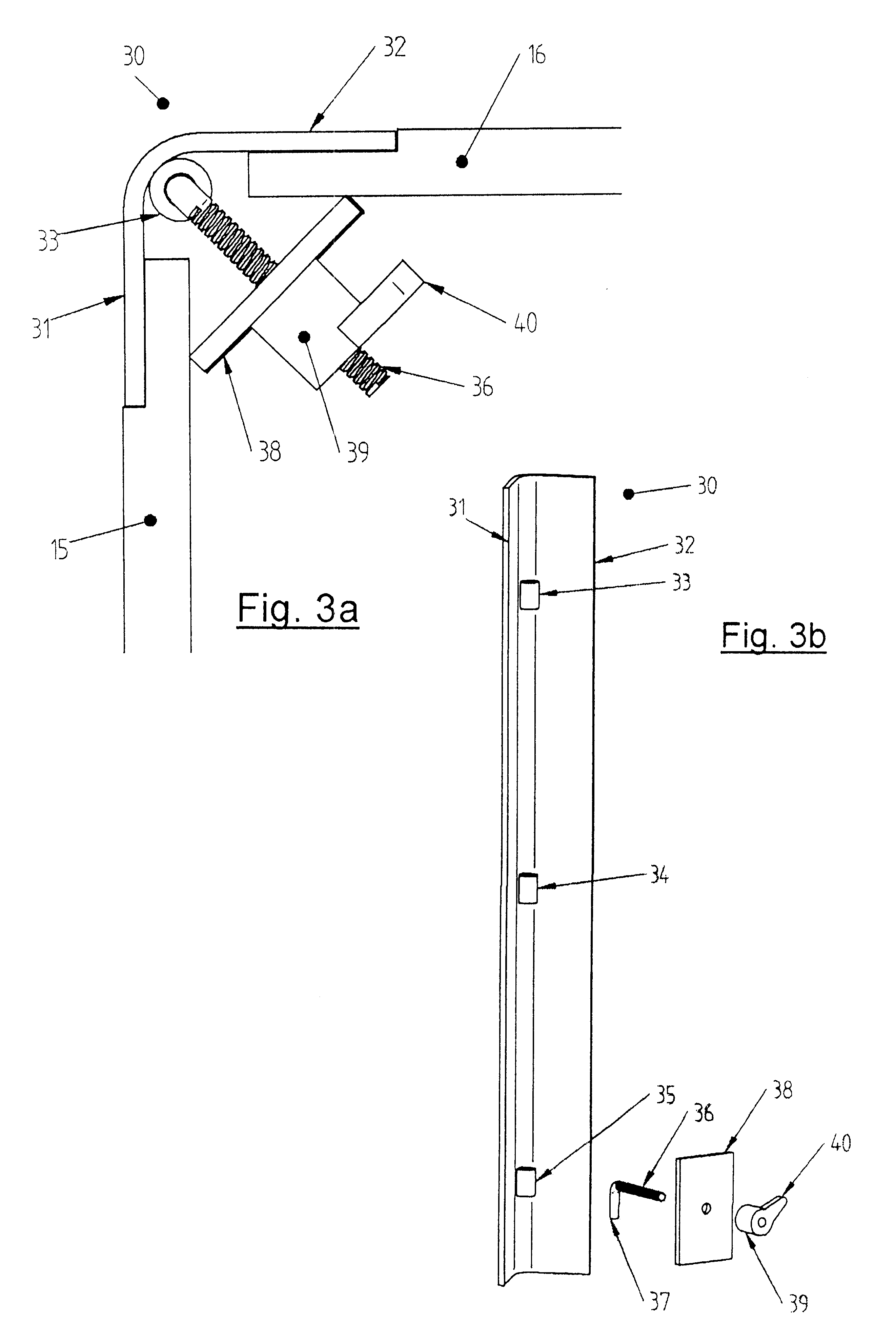 Clamping device for formwork panels