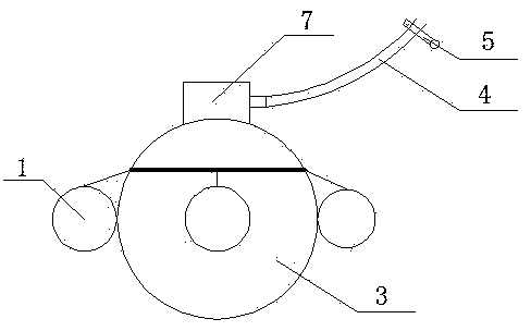 Underwater drilling fast blockage air bag and blockage method thereof