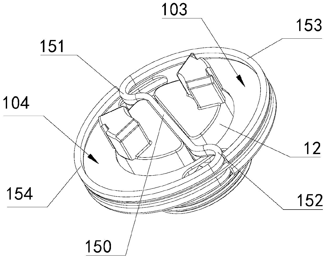 Retractor core shaft assembly and safety belt retractor