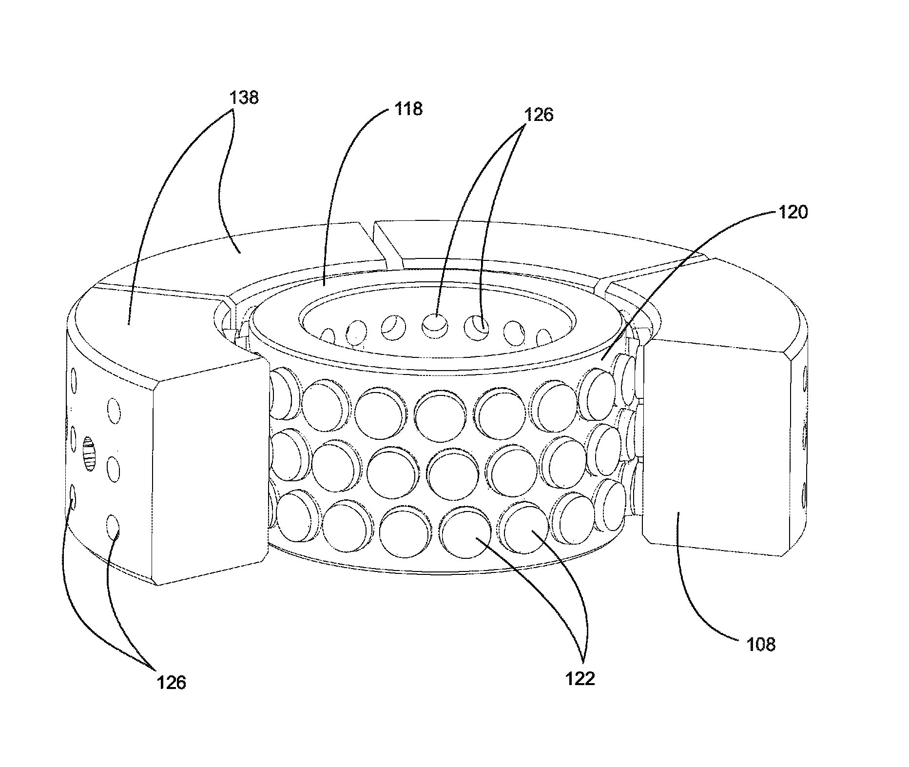 PDC bearing for use in a fluid environment
