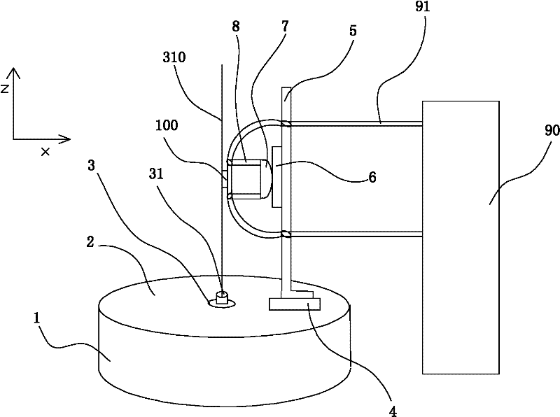 Method and device for measuring vertical divergence angle of high-power laser diode array