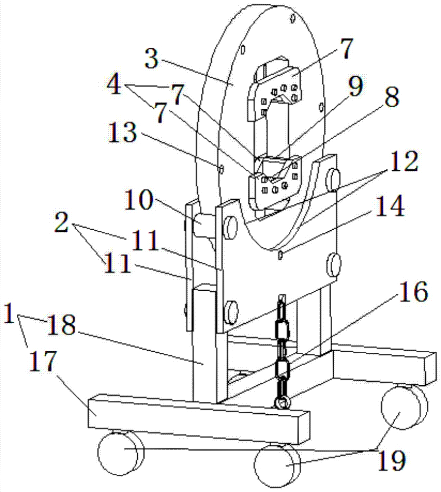 Paper-making net supporting device and method for dismantling the paper-making net