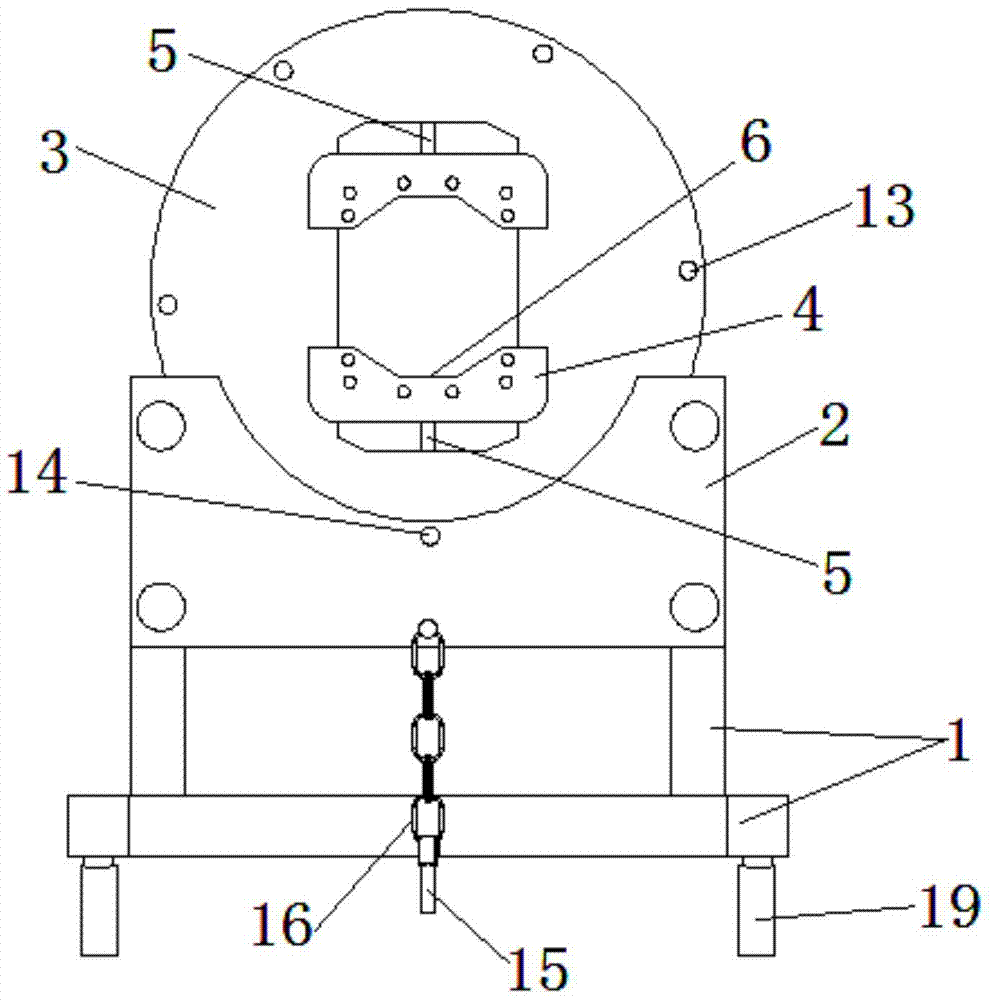 Paper-making net supporting device and method for dismantling the paper-making net