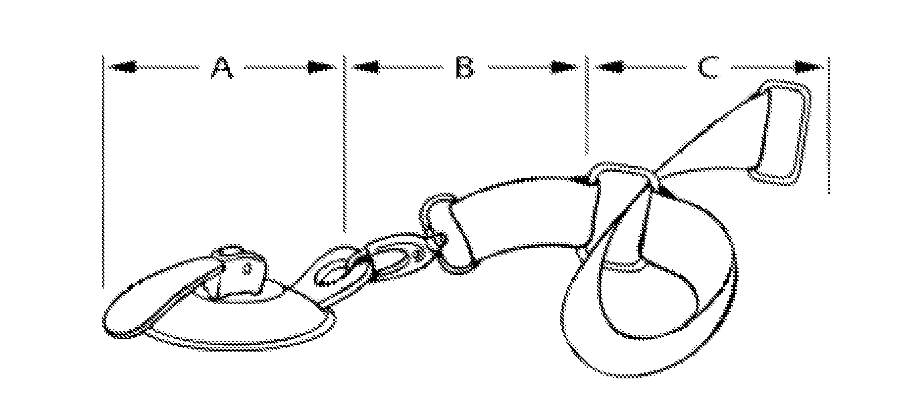 Pet leg restraining device during bathing, grooming, nail clipping, and exams