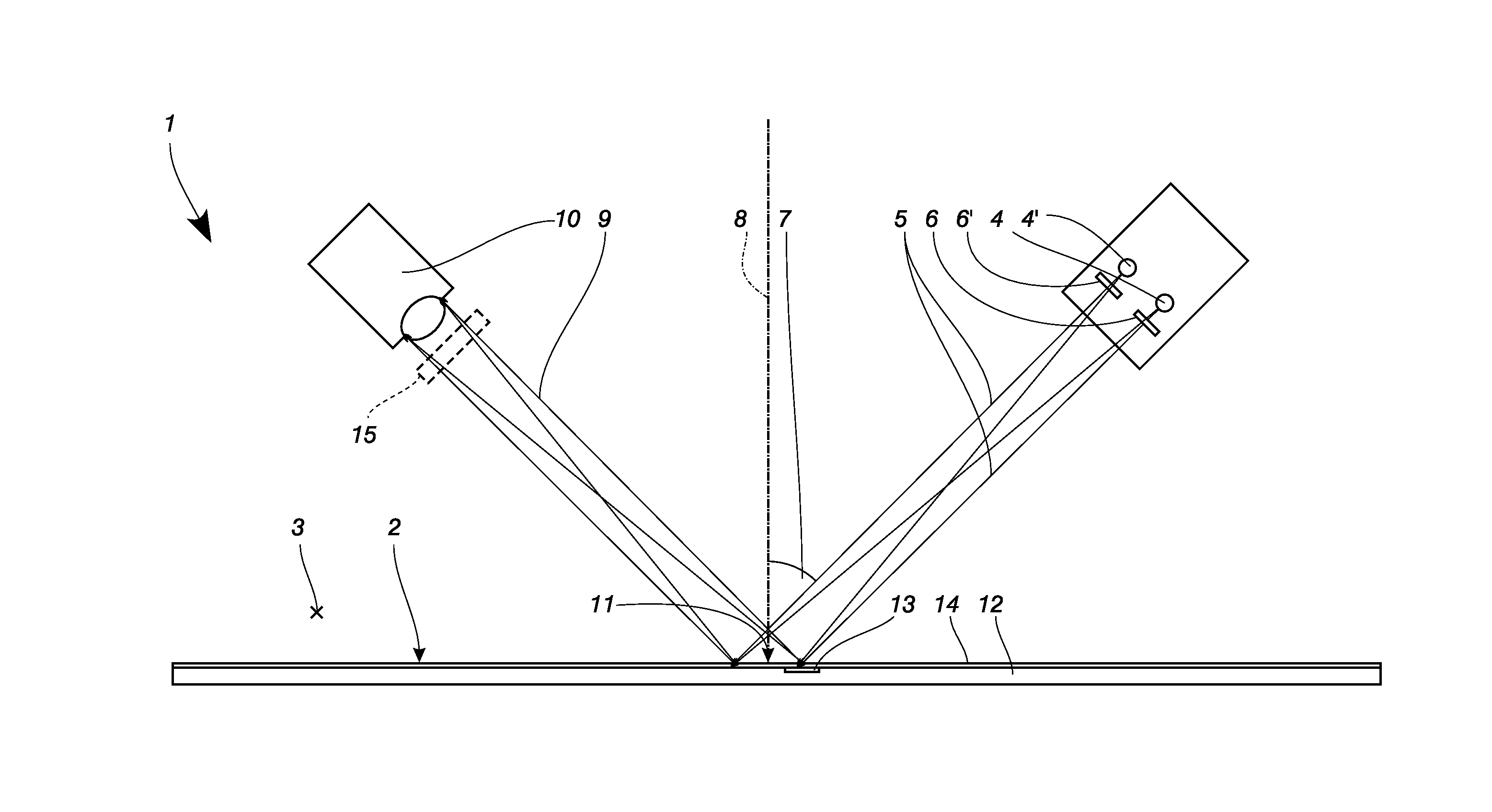 Sensor for capturing a moving material web