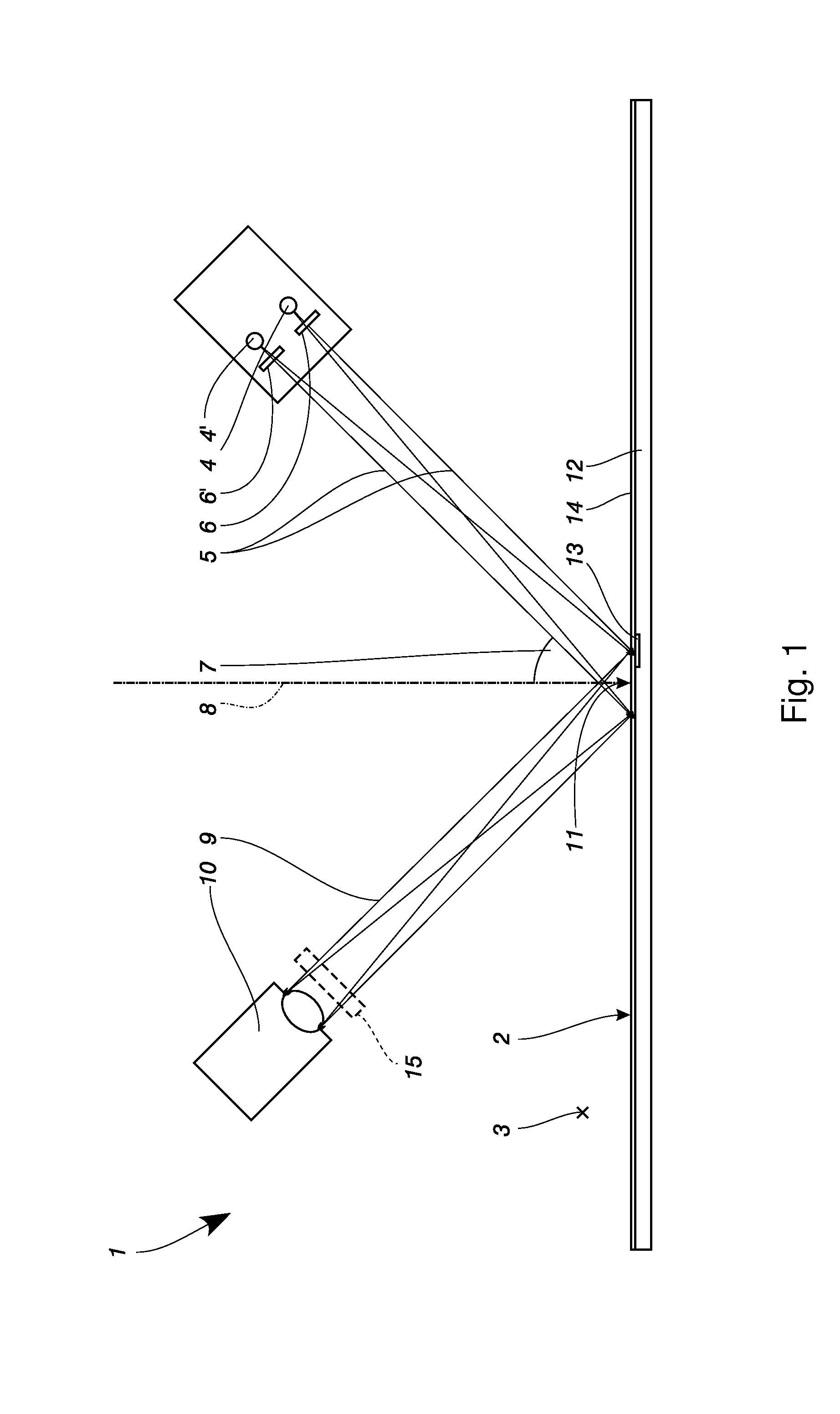 Sensor for capturing a moving material web