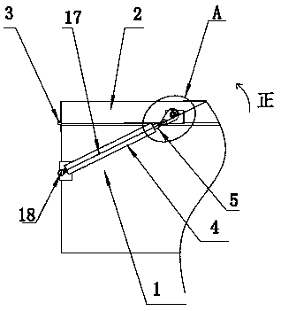 Turnover device and vehicle manufactured by adopting turnover device