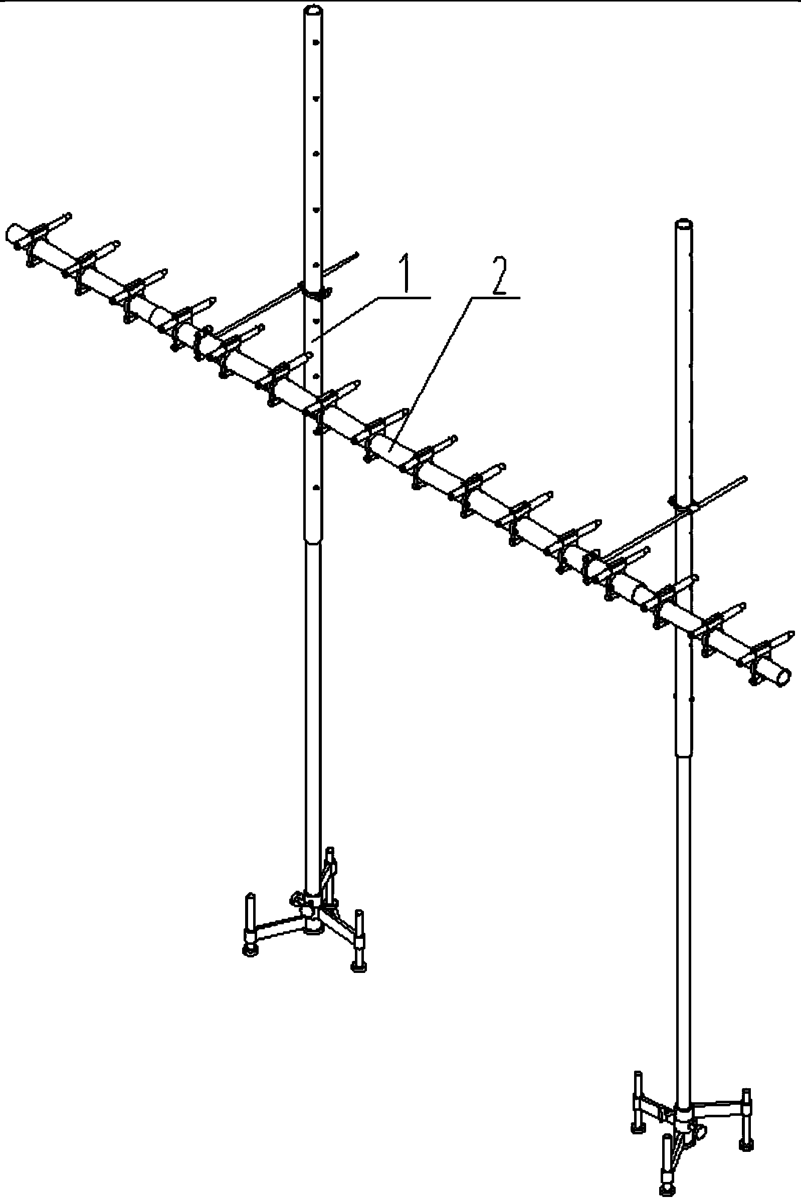 Microphone support for in-vehicle acoustic mode measurement and testing