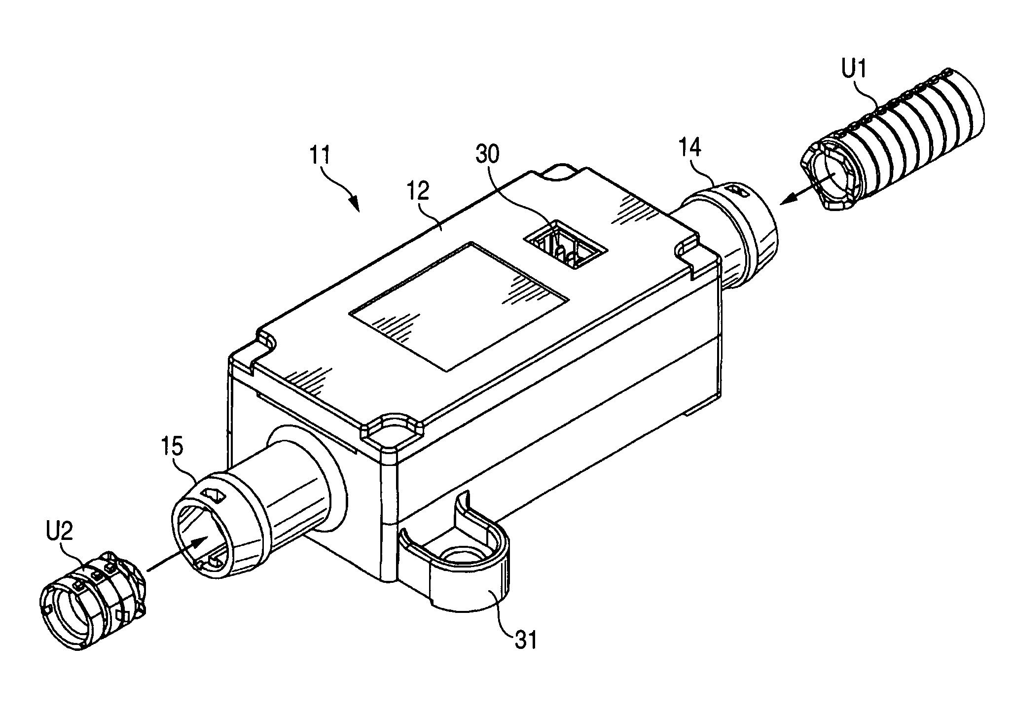 Rectifier unit and rectifier attaching structure