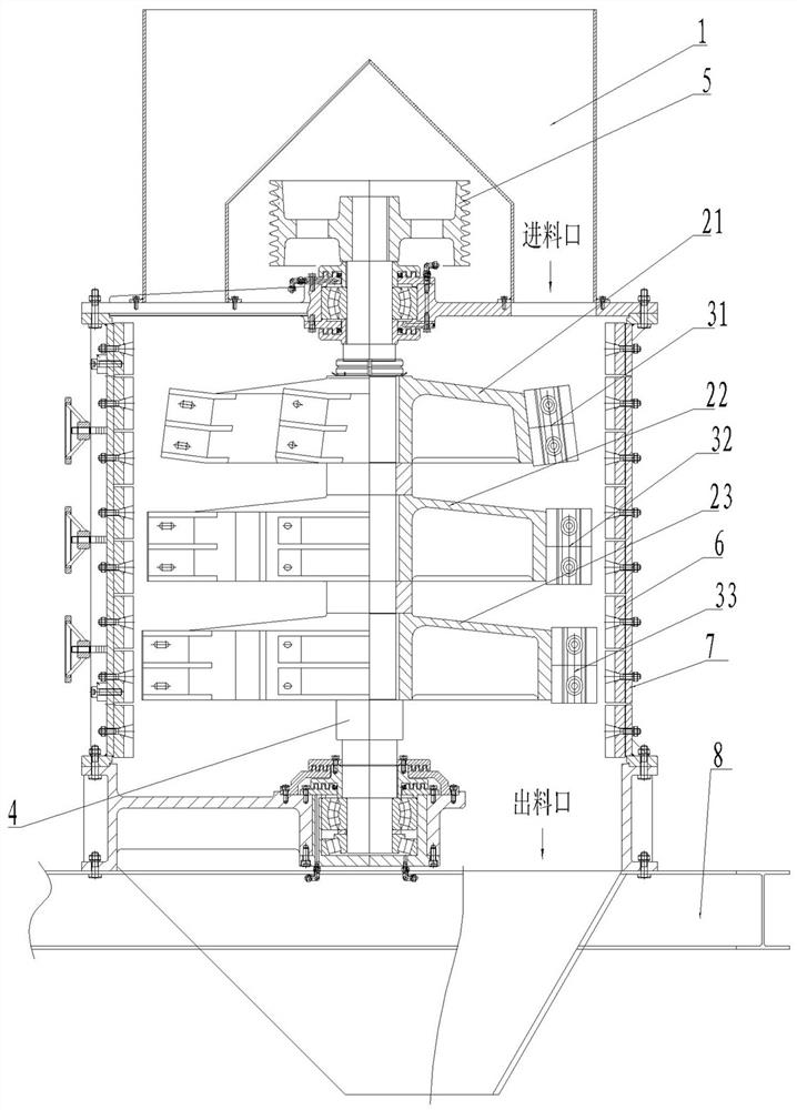 Efficient crushing sand making machine with novel lining plate