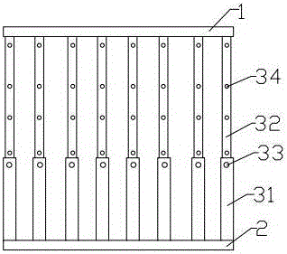 Guard railing used for windows with extending and contracting functions