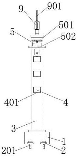 Vehicle illegal parking shooting device for road remote law enforcement