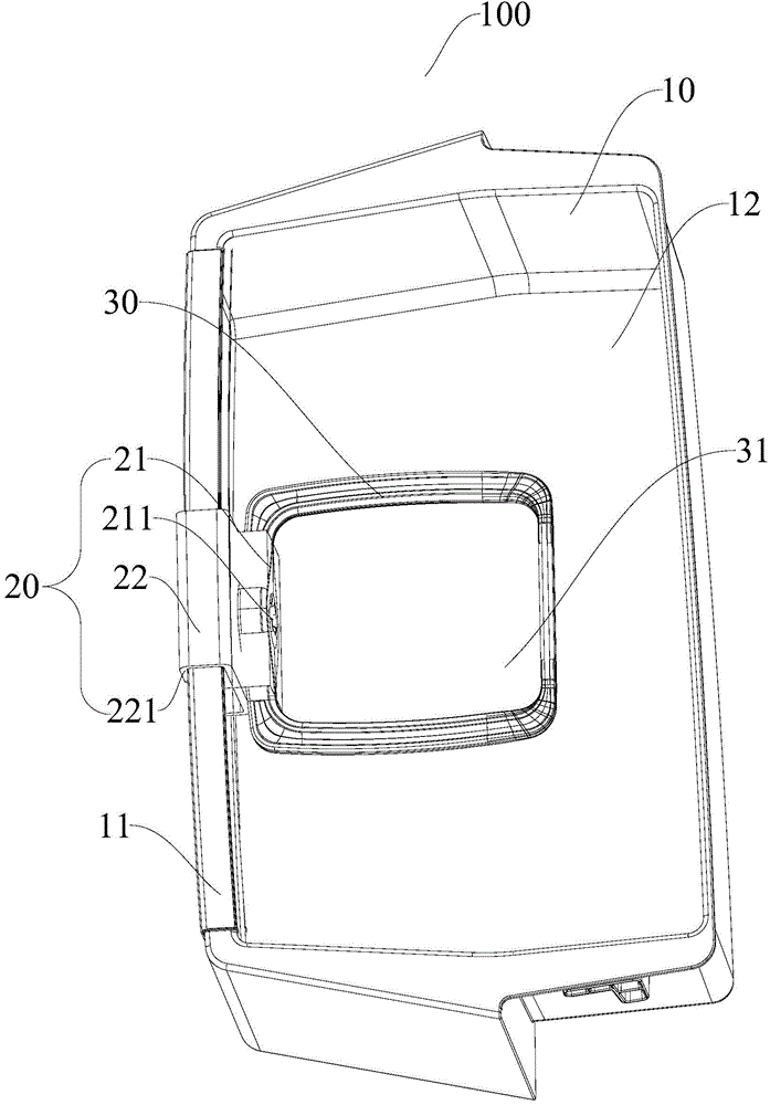 Bottle supporting component and refrigeration device comprising same