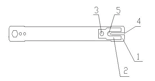 Isolating switch moving contact structure