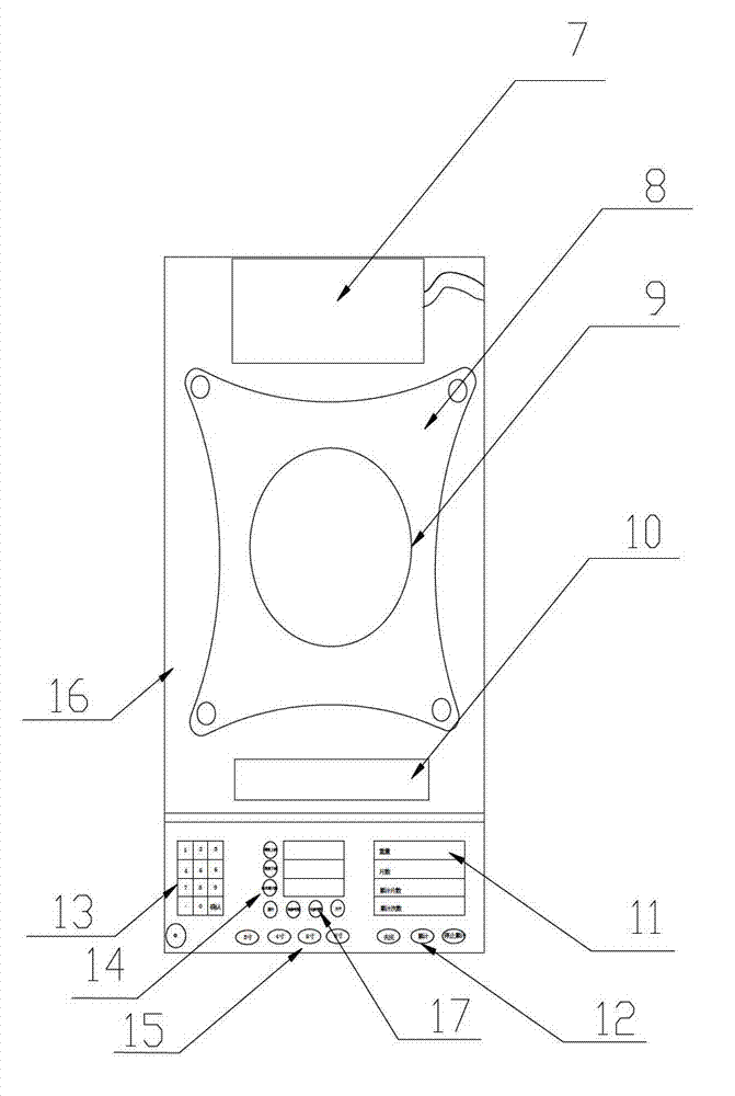 Silicon slice automatic slice counting device based on electronic balance