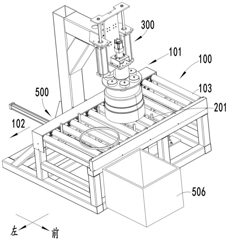 Hub and barrel-shaped workpiece edge cutting equipment and processing method