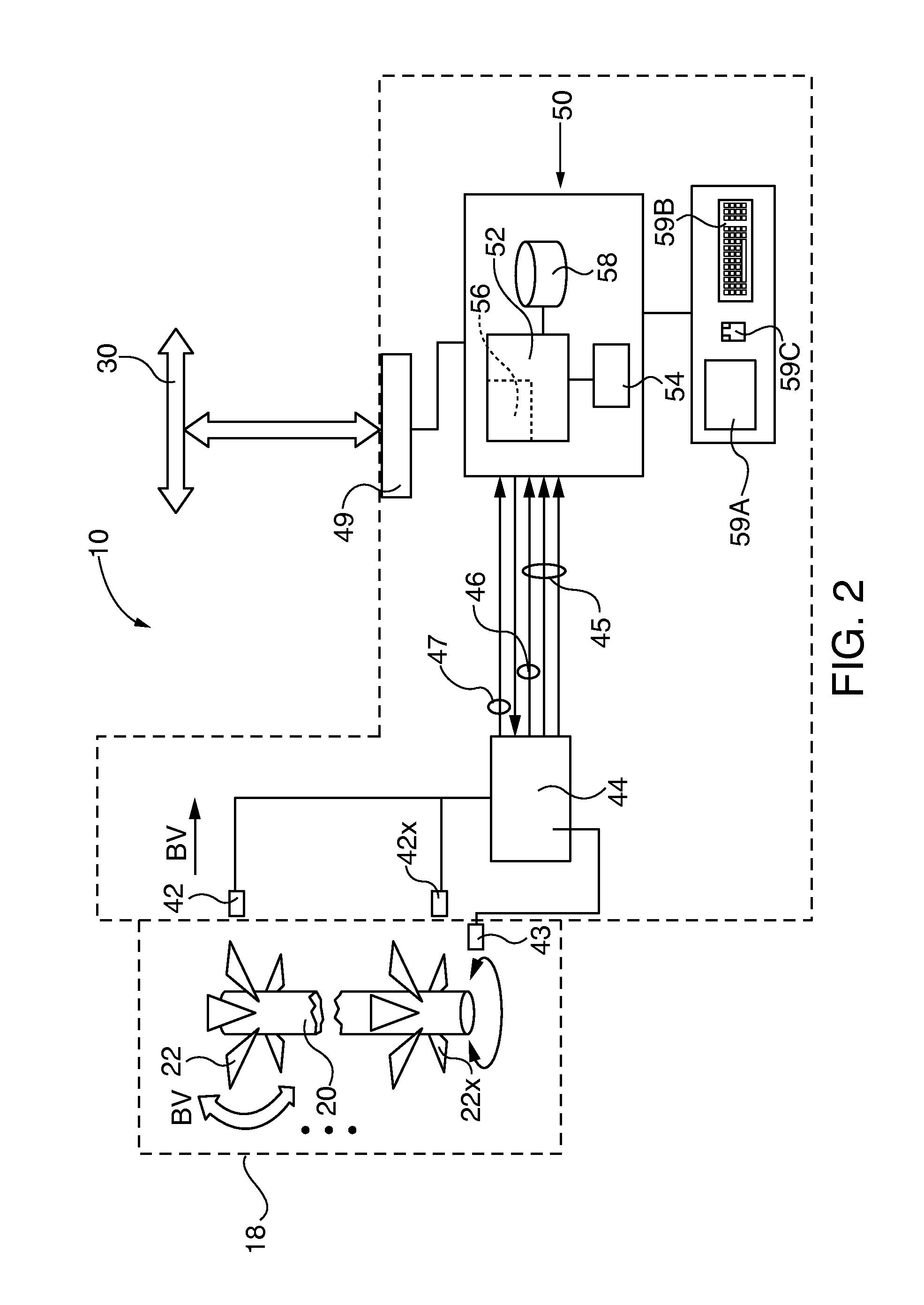 Steam turbine blade vibration monitor backpressure limiting system and method