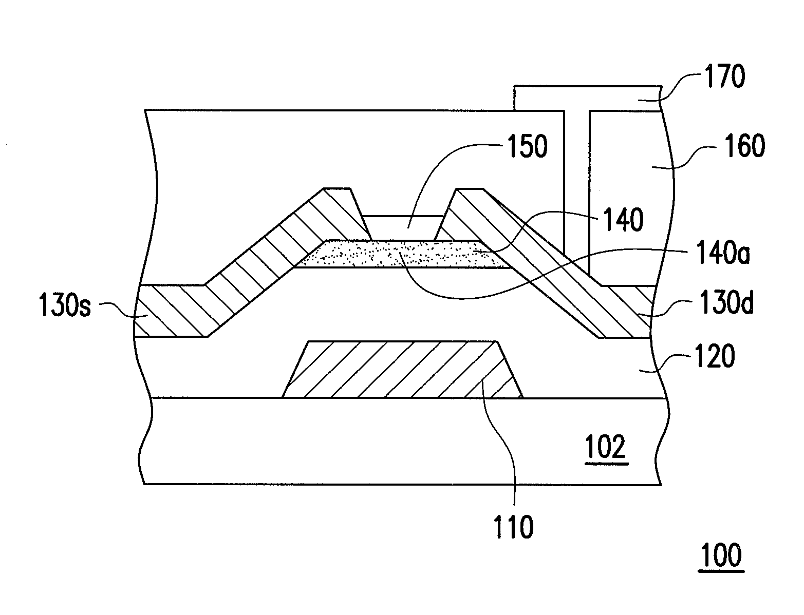 Thin film transistor having a patterned passivation layer