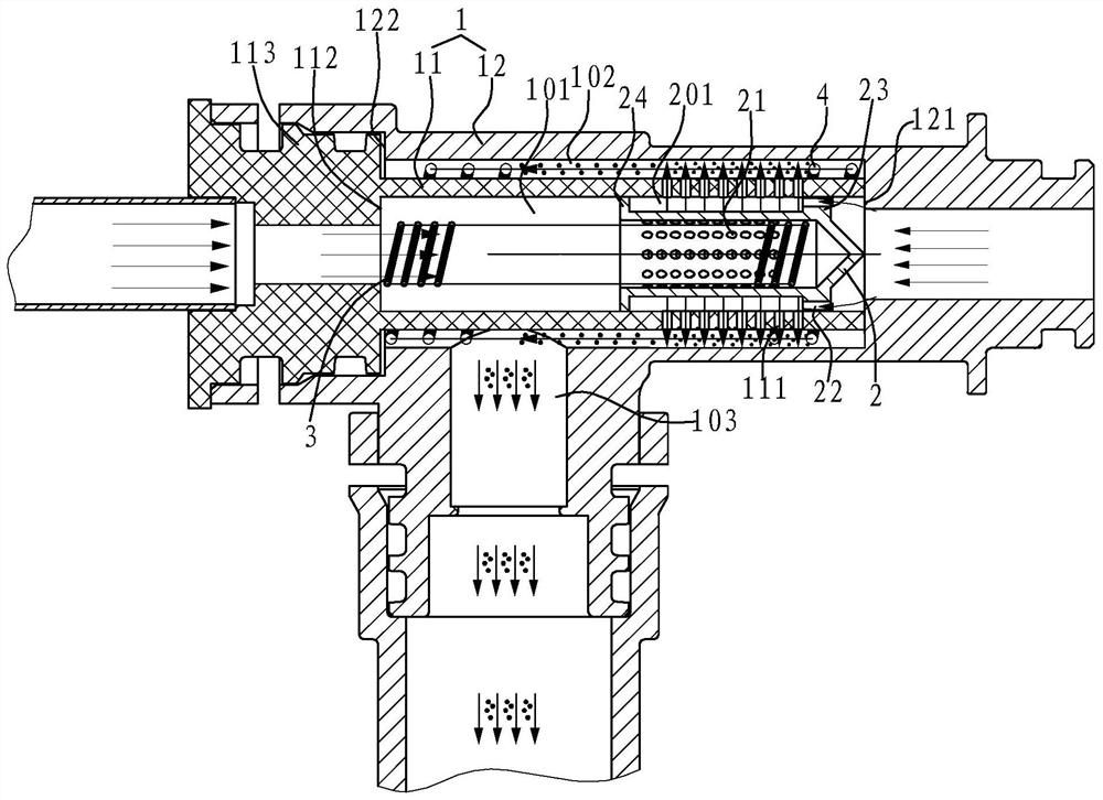 A bubble water generating device