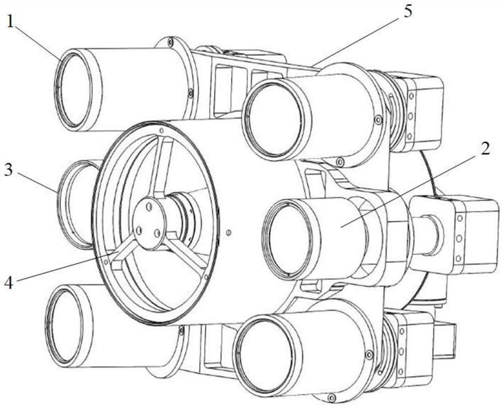 Field-of-view spliced wide-area rapid capturing laser communication terminal