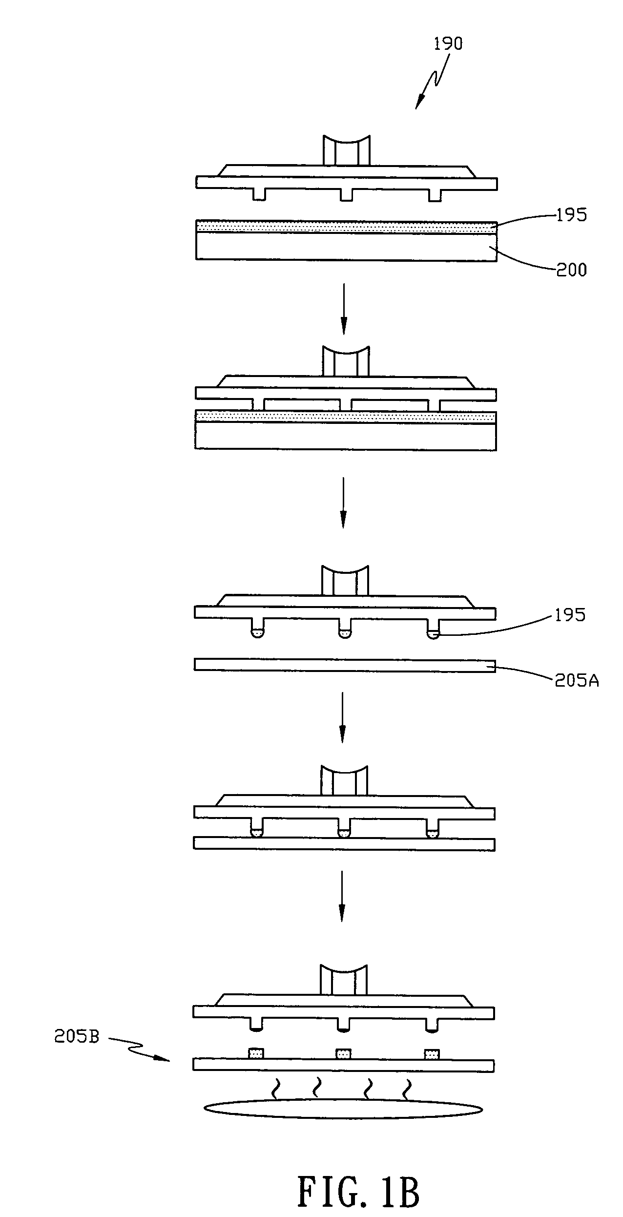 Micro-stamping method for photoelectric process