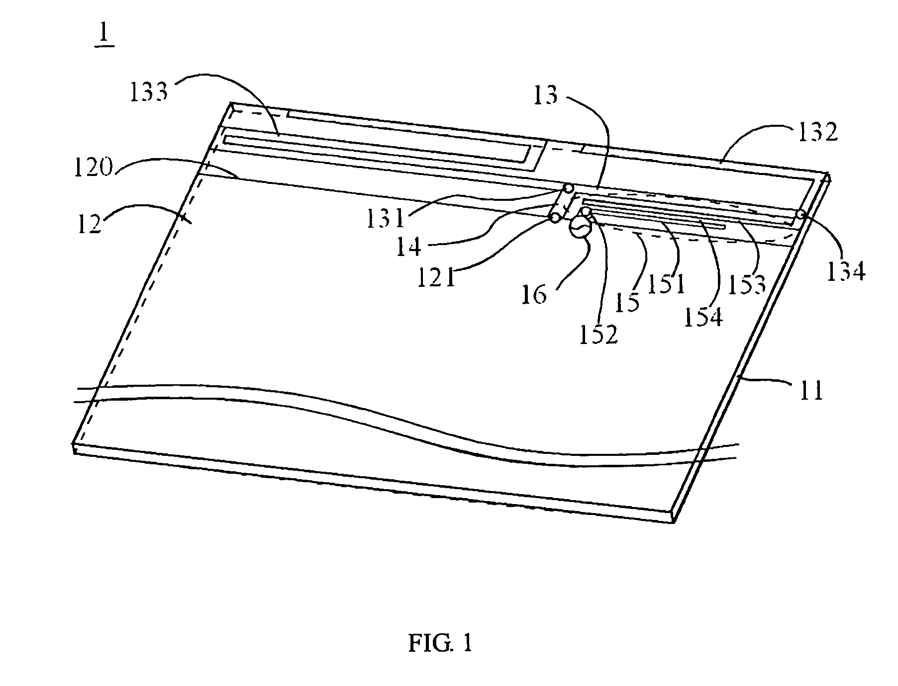 Coplanar coupled-fed multiband antenna for the mobile device