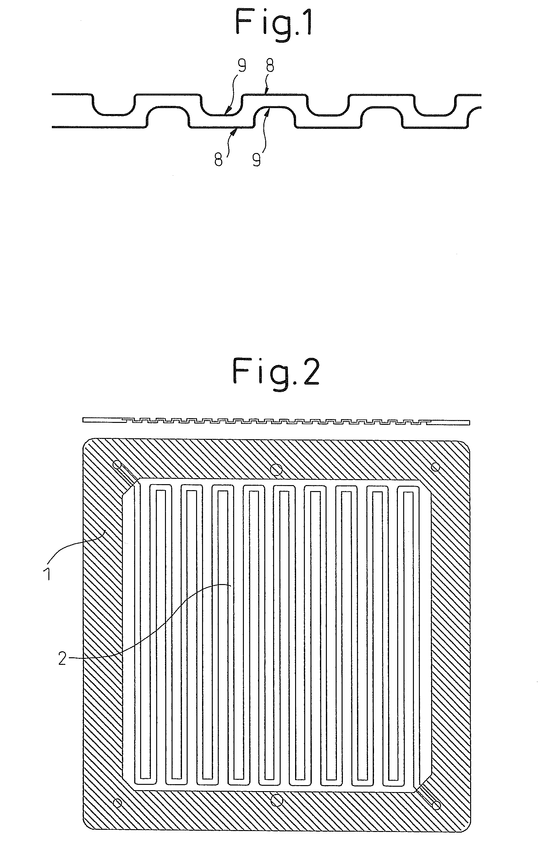 Separator for fuel cell, single cell unit for fuel cell, short stack unit for fuel cell, and production methods of separator for fuel cell and cell unit (single cell unit or short stack unit) for fuel cell