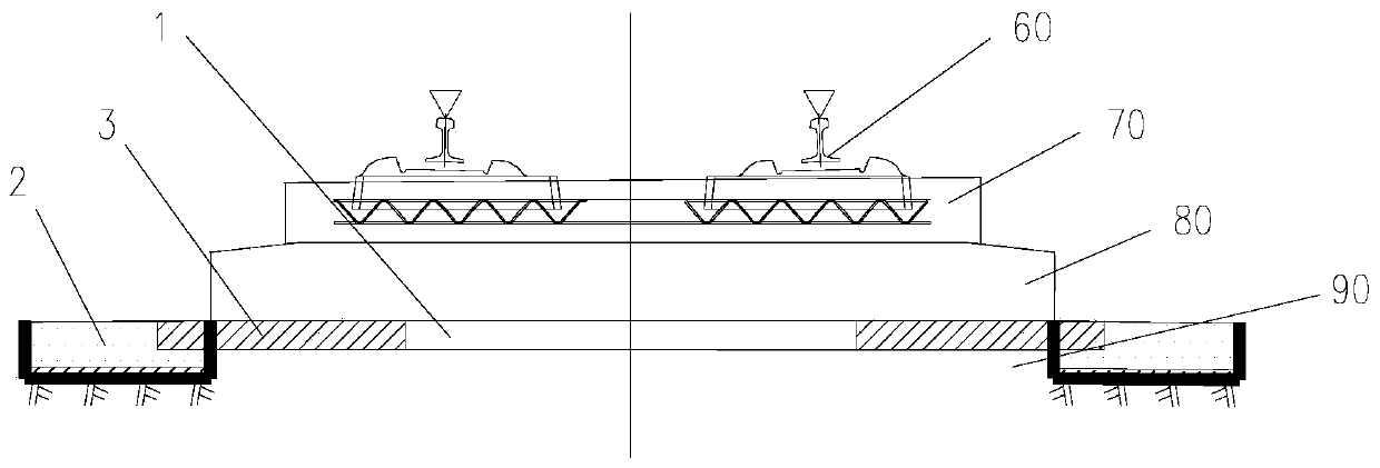 Method for treating ballastless track subgrade elevation defects