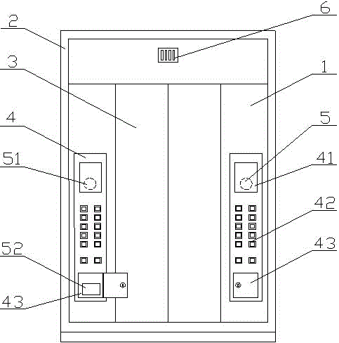 Safety elevator with face recognition function