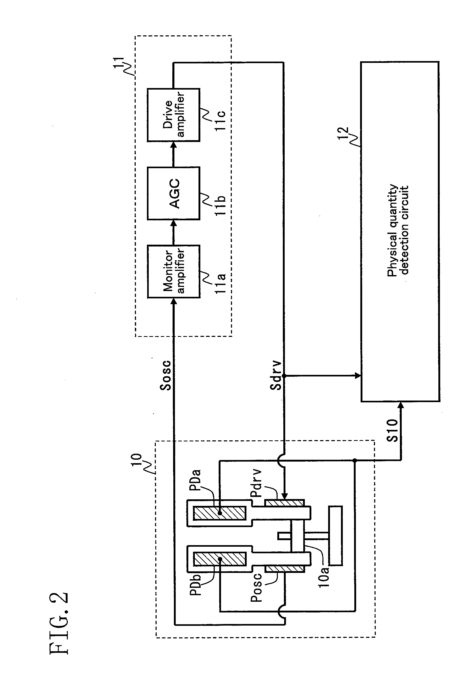 Physical quantity detection circuit and physical quantity sensor device