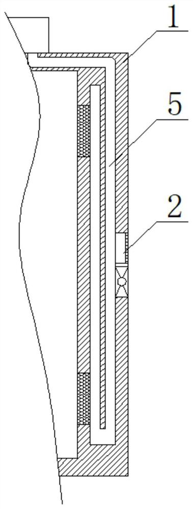 Energy-saving air cleaning system applied to elevator